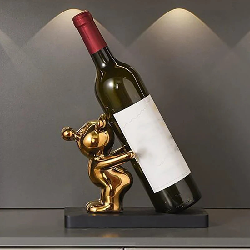 Porta Vinho Design de Estátua