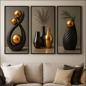Quadros decorativos para sala luxuoso