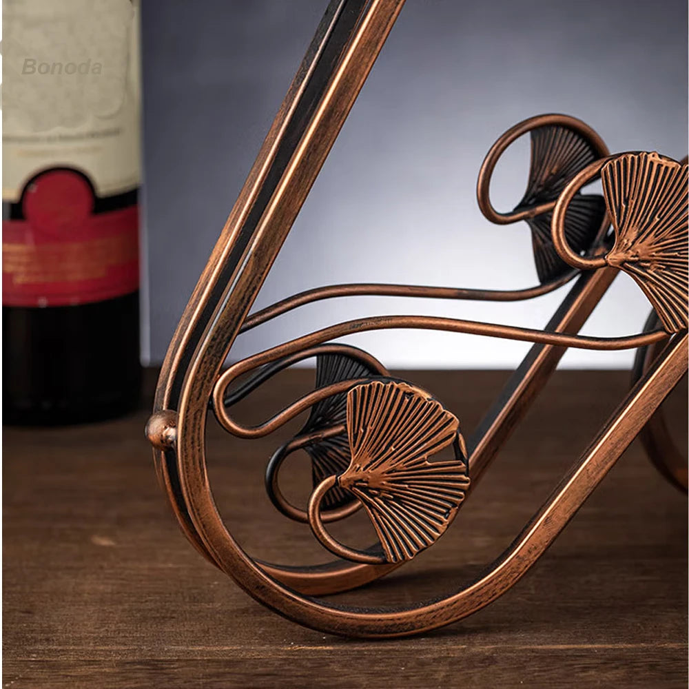 Porta vinho de Mesa Metal