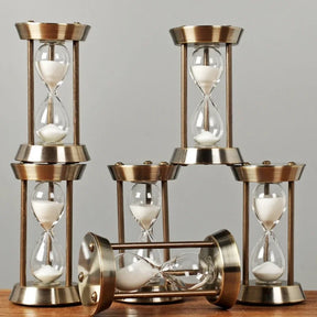 Ampulheta Decorativa de Metal Nordic
