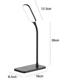 Luminária de Mesa LED com Carregador Sem Fio