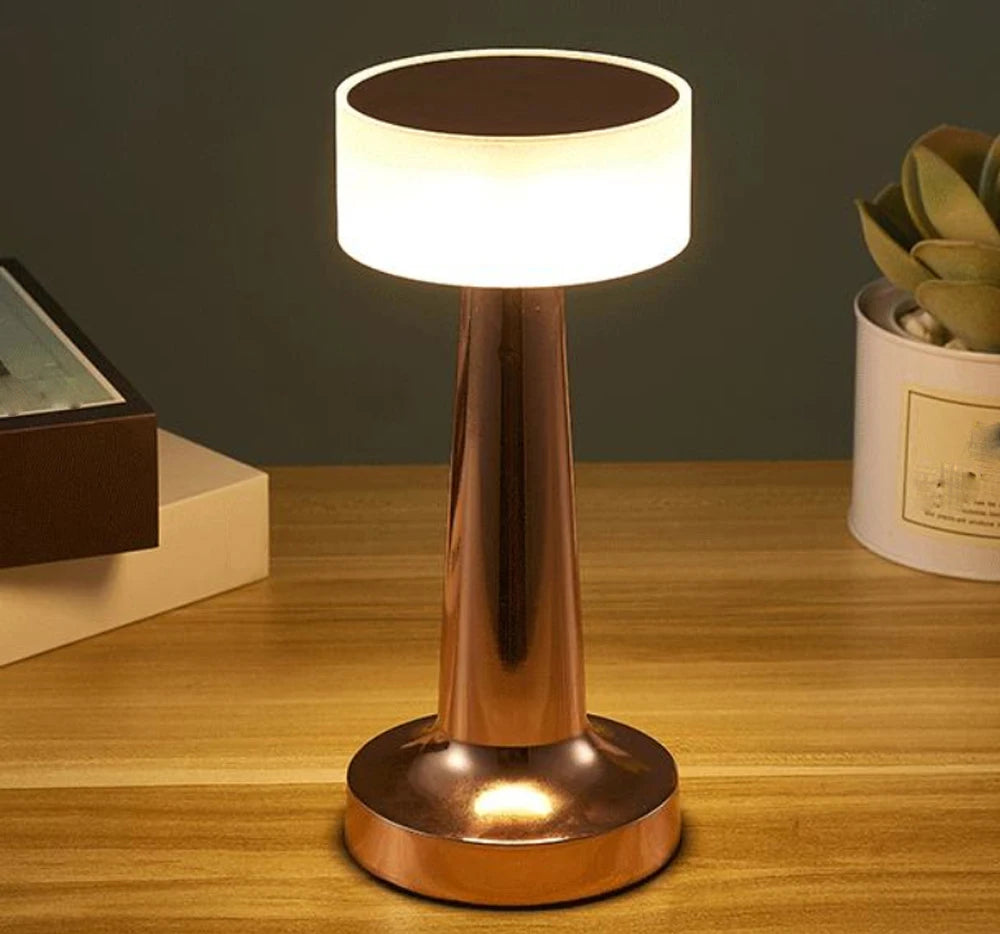 Luminária LED de Mesa Touch – Recarregável e Sem Fio